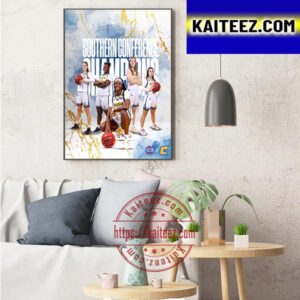 Chattanooga Womens Basketball Are 2023 Southern Conference Champions Art Decor Poster Canvas