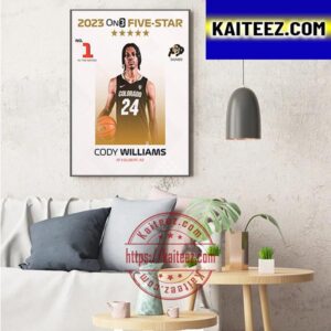 Cody Williams Ranks No 1 And Five Stars In The Latest 2023 On3 150 Art Decor Poster Canvas