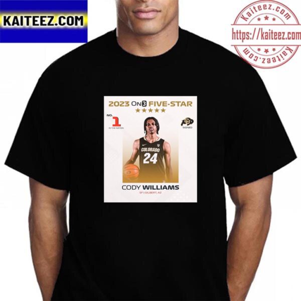 Cody Williams Ranks No 1 And Five Stars In The Latest 2023 On3 150 Vintage T-Shirt