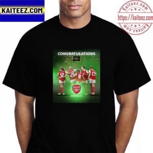 Congratulations To Arsenal Women Are Conti Cup Winners Vintage T-Shirt