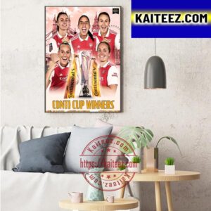 Conti Cup Winners Are Arsenal Women Art Decor Poster Canvas