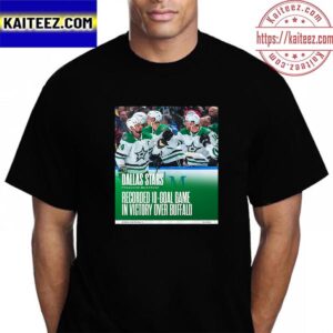 Dallas Stars Recorded 10 Goal Game In Victory Over Buffalo In NHL Vintage T-Shirt