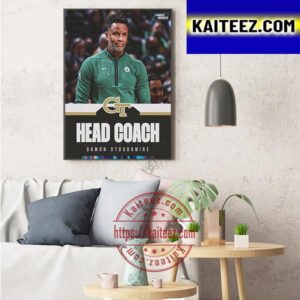 Damon Stoudamire Is The New Head Coach Of The Georgia Tech Yellow Jackets Mens Basketball Art Decor Poster Canvas