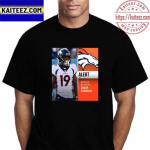 Denver Broncos Releasing RB Chase Edmonds Vintage T-Shirt