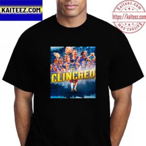 Denver Nuggets 2023 NBA Playoffs Clinched First In The West Vintage T-Shirt