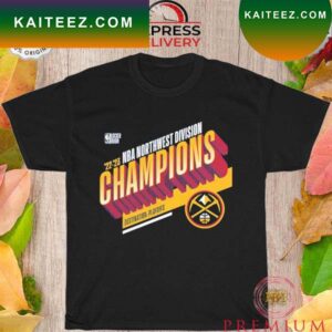 Denver Nuggets 2023 Northwest Division Champions Locker Room T-Shirt