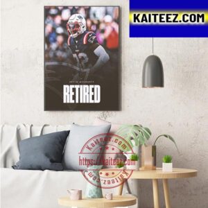 Devin McCourty Announces Retirement From The NFL Art Decor Poster Canvas