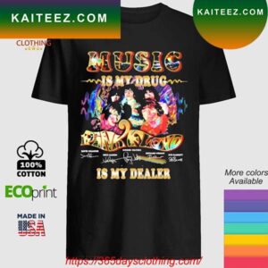 Funny Music is my Drug Pink Floyd is my Dealer signatures 2023 T-shirt