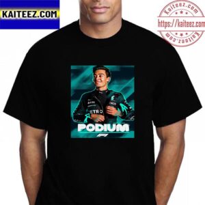 George Russell Podium In Jeddah Saudi Arabian GP F1 Vintage T-Shirt