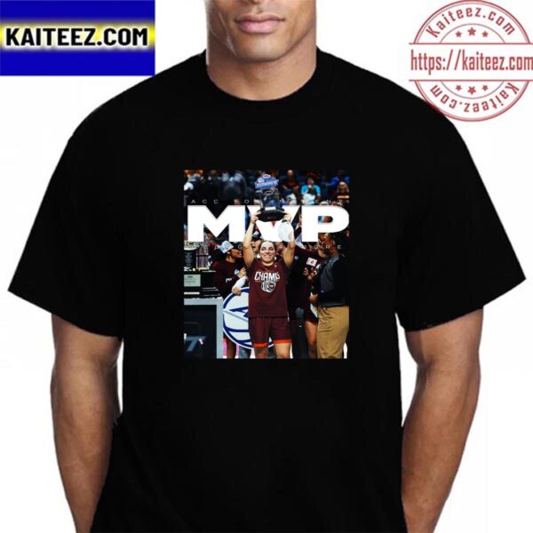 Georgia Amoore ACC Tournament MVP With Virginia Tech Womens Basketball Vintage T-Shirt