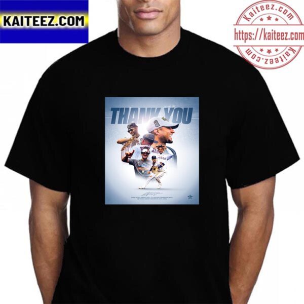 Houston Astros MLB Team Thank You Yuli Gurriel Vintage T-Shirt