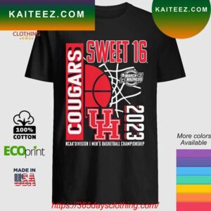 Houston Cougars Sweet 16 Ncaa Division I Men’s Basketball Championship T-shirt
