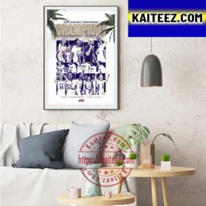 James Madison Dukes Womens Basketball Are 2023 Sun Belt Conference Champions Art Decor Poster Canvas