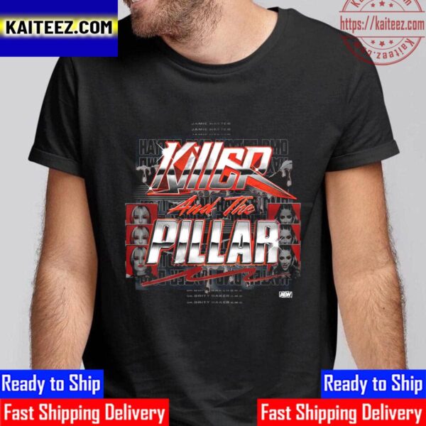 Jamie Hayter And Britt Baker The Killer And The Pillar Vintage T-Shirt