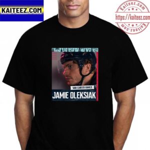 Jamie Oleksiak 500 Career NHL Games With Seattle Kraken Vintage T-Shirt