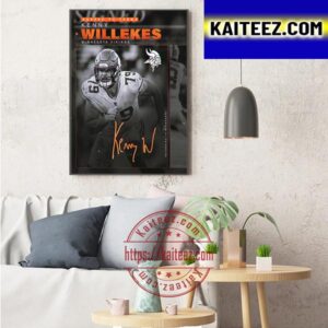 Kenny Willekes Comeback With The Minnesota Vikings In NFL Art Decor Poster Canvas