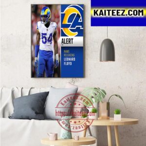 Los Angeles Rams Releasing LB Leonard Floyd Art Decor Poster Canvas