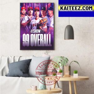 MLB The Show 23 Players To Get A 99 Overall Rating Art Decor Poster Canvas