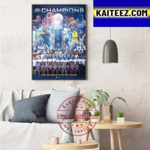 Marquette Golden Eagles Mens Basketball Are 2023 Big East Champions Art Decor Poster Canvas