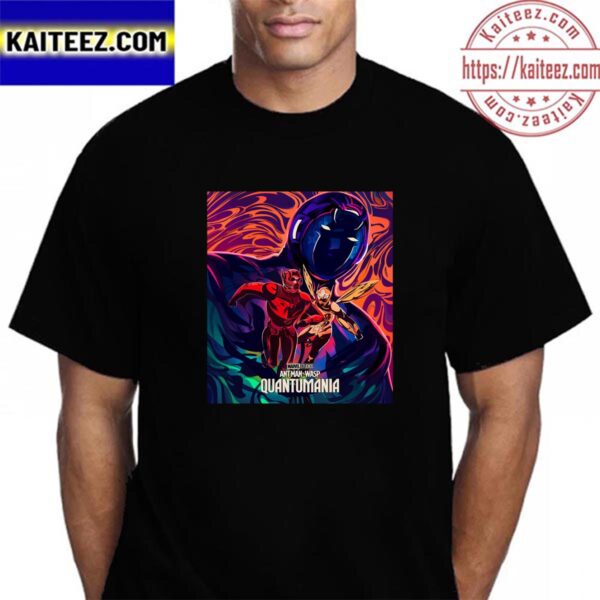 Marvel Studios Ant Man And The Wasp Quantumania Fan Art Poster Movie Vintage T-Shirt