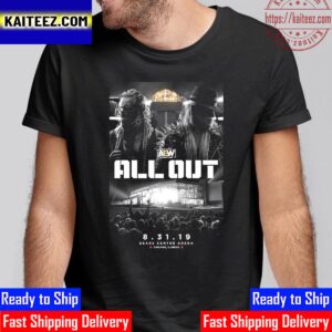 Matchup Monday Hangman Adam Page Vs Chris Jericho ALL OUT 2019 Event Vintage T-Shirt