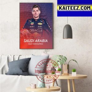 Max Verstappen Is Driver Of The Day In Saudi Arabian GP F1 Art Decor Poster Canvas