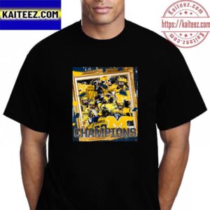 Michigan Hockey Are Big Ten Hockey Tournament Champions Vintage T-Shirt