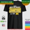 Michigan Wolverines Big Men’s Hockey 2023 Tournament Champions Michigan T-shirt