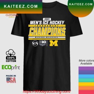 Michigan Wolverines 2023 Men’s Ice Hockey Tournament Champions T-shirt