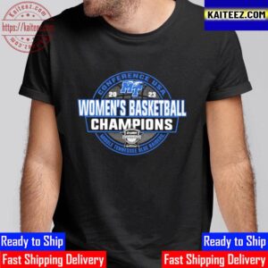 Middle Tennessee State Blue Raiders 2023 C-USA Womens Basketball Conference Tournament Champions Vintage T-Shirt