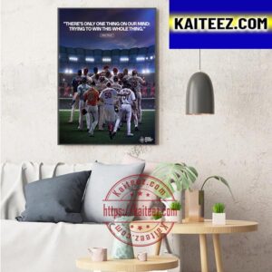 Mike Trout Team USA Quote In 2023 World Baseball Classic Art Decor Poster Canvas