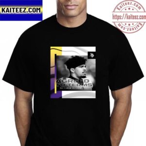 Minnesota Vikings Have Agreed To Terms With Josh Oliver Vintage T-Shirt