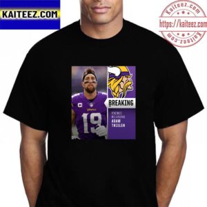 Minnesota Vikings To Release WR Adam Thielen Vintage T-Shirt