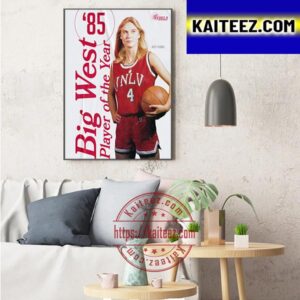 Misty Thomas Is 1985 Big West Conference Player Of The Year Art Decor Poster Canvas