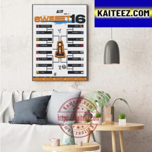 NCAA March Madness WBB Sweet 16 Is Set Art Decor Poster Canvas