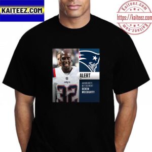 New England Patriots Announces Retirement Safety Devin McCourty Vintage T-Shirt