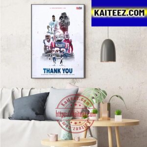 New England Patriots Thank You And Congratulations To Devin McCourty Art Decor Poster Canvas