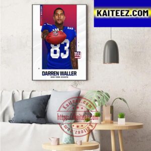 New York Giants Finalizing Trade To Acquire TE Darren Waller From Las Vegas Raiders Art Decor Poster Canvas