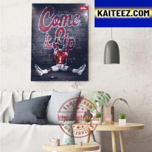 Ole Miss Football Come To The Sip Art  Decor Poster Canvas