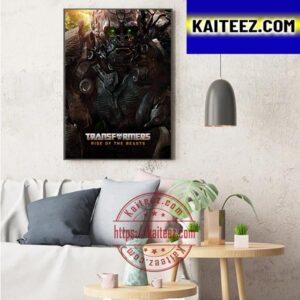 Optimus Primal In Transformers Rise Of The Beasts Art Decor Poster Canvas