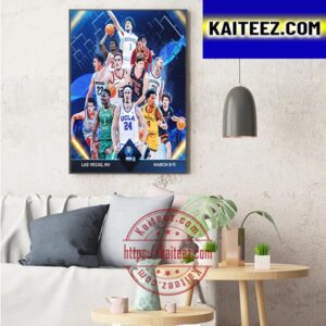 PAC 12 Conference Mens Basketball Tournament Begins Art Decor Poster Canvas