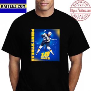Pavel Buchnevich 10 Games Point Streak With St Louis Blues In NHL Vintage T-Shirt