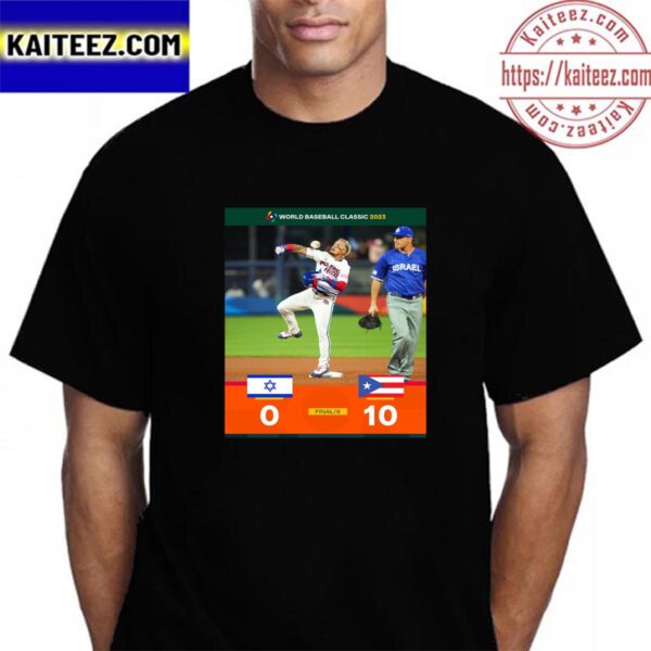 Perfect Game For Team Puerto Rico In The World Baseball Classic 2023 Vintage T-Shirt