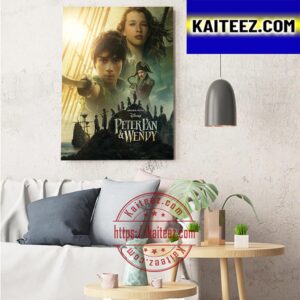 Peter Pan And Wendy Of Disney New Poster Art  Decor Poster Canvas