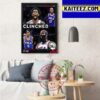 Philadelphia 76ers Clinched 2023 NBA Playoffs Art Decor Poster Canvas
