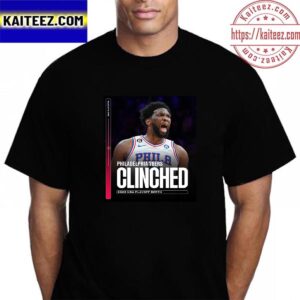 Philadelphia 76ers Clinched 2023 NBA Playoffs Vintage T-Shirt