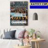 Portland Pilots Womens Basketball Are 2023 West Coast Conference Champions Art Decor Poster Canvas