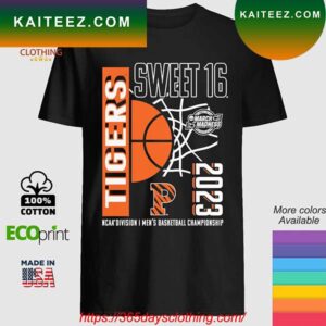 Princeton Tigers Sweet 16 Ncaa Division I Men’s Basketball Championship T-shirt