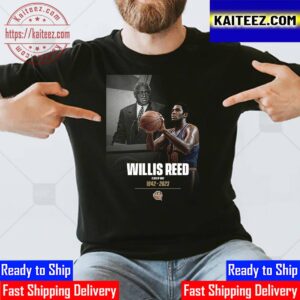 RIP Willis Reed 1942 2023 Basketball Hall Of Fame Class Of 1982 Vintage T-Shirt