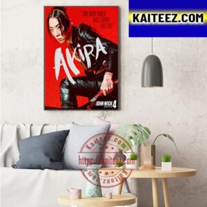 Rina Sawayama As Akira In John Wick 4 Art Decor Poster Canvas